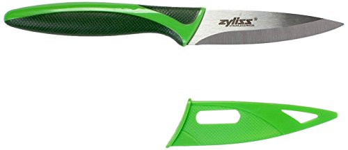 ZYLISS Paring Knife with Sheath Cover, 3.5-Inch Stainless Steel Blade,  Green - Shop - TexasRealFood
