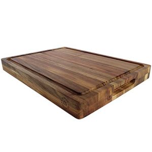 Extra Large Acacia Wood Cutting Board 1.5 Inches Thick - Large